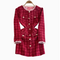 High-end Plaid Tweed Patchwork Dress