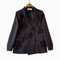 Solid Color 3d Floral Suit Jacket