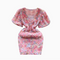 3D Colorful Flower Fairy Dress