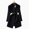 Niche V-neck Black Suit Dress