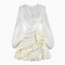 Irregular Design Ruffled Hip-wrapping Dress