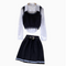 Knitted Vest&Shirt&Skirt Uniform 3Pcs