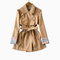 TR Twill Lapeled Trench Coat