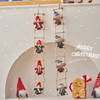 Hanging Ladder Santa Claus Decoration