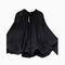 Round Collar Ruffled Chiffon Top