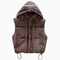 Hooded Sleeveless Padded Jacket