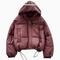 Solid Color Padded Puffy Jacket