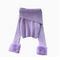 Off-shoulder Lapeled Purple Sweater