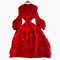 High-end 3d Ruffled Lace-up Dress