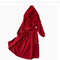 Ethnic Style V-neck Hooded Shawl Dress