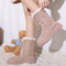 Cute Pink Lace-up Suede Snow Boots