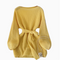 Candy Color Off-the-shoulder Soft Knitwear