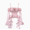 Irregular Design Ruffled Slip Top