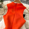 Color Blocking Large Bow Dress