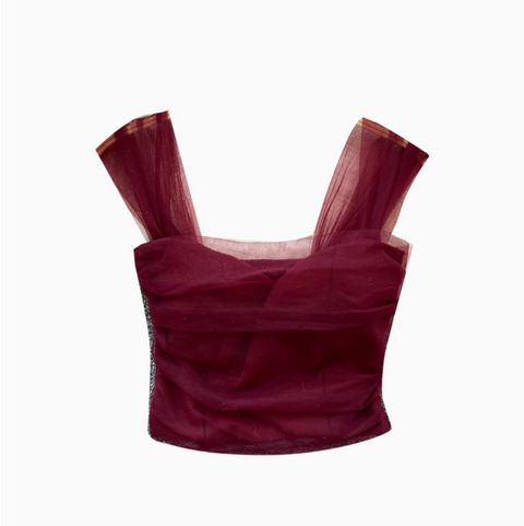 Fairy Mesh Padded Camisole Top