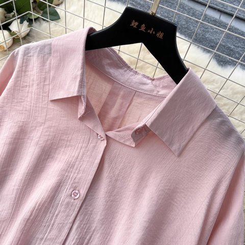 Shirt & Wide-leg Trousers Comfort 2Pcs