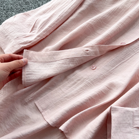 Shirt & Wide-leg Trousers Comfort 2Pcs