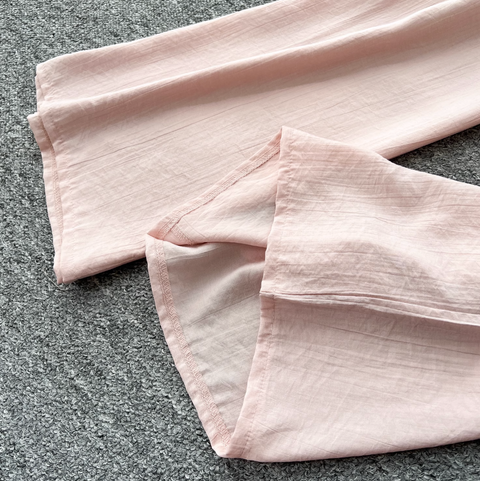 Shirt & Wide-leg Trousers Comfort 2Pcs