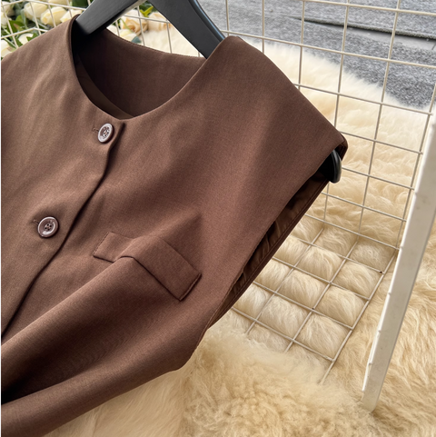 Sleeveless Top & Wide-leg Trousers 2Pcs