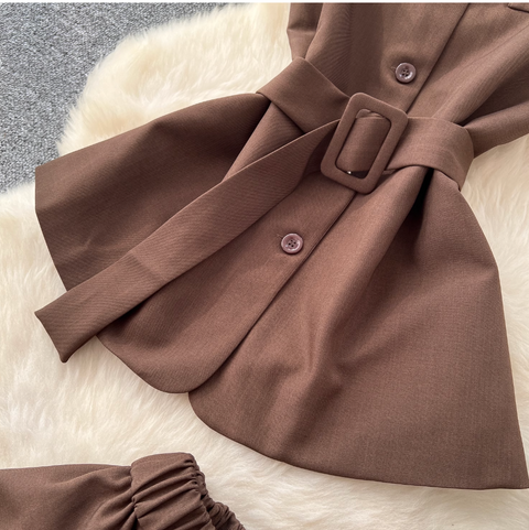 Sleeveless Top & Wide-leg Trousers 2Pcs
