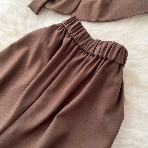 Sleeveless Top & Wide-leg Trousers 2Pcs