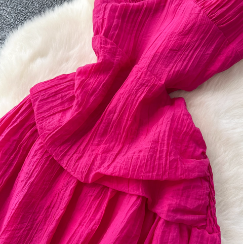 V-neck Backless Slim Slip Dress