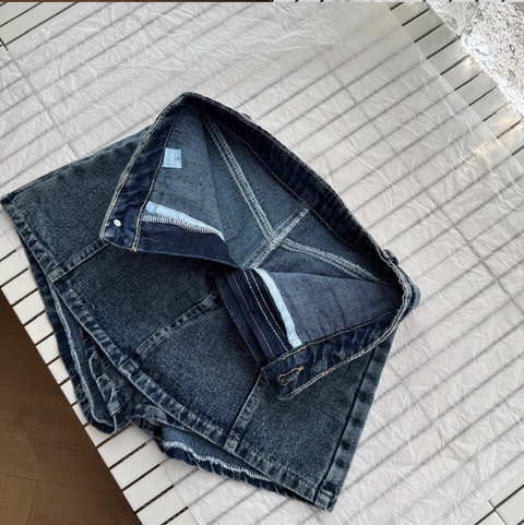 Denim Camisole & Skirt Chic 2Pcs