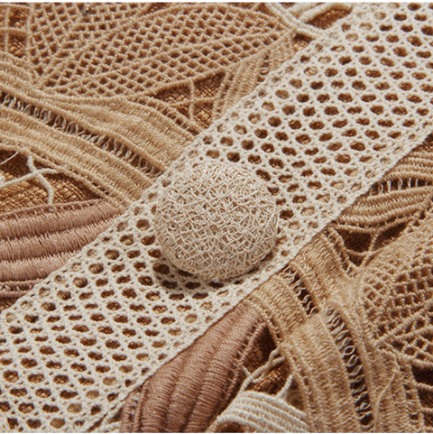 Water-soluble Embroidery Lace Dress