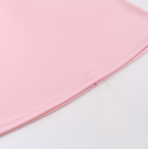 Applique Padded Pink Slip Dress