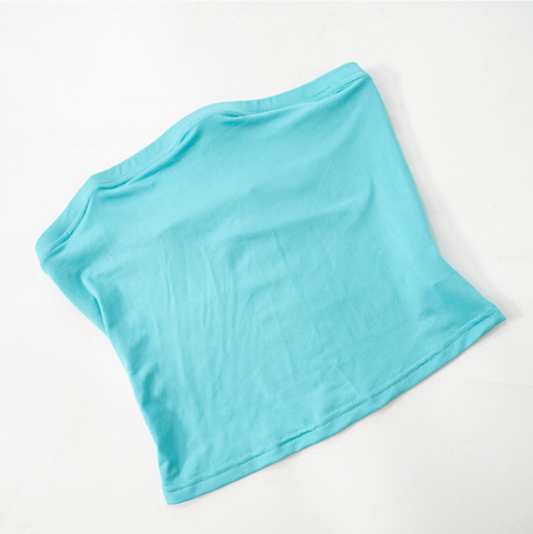 Irregular Design Cape Top & Skirt 2Pcs