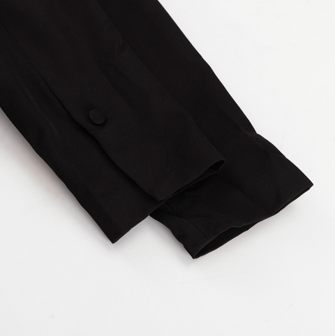 Hollowed Waistline Hip-wrapping Suit Dress