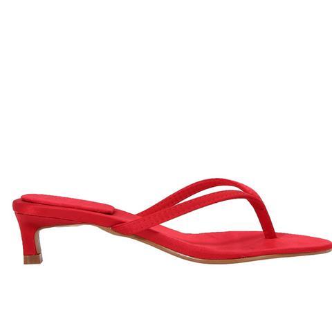 Clip Toe Mid Heel Flip Flops