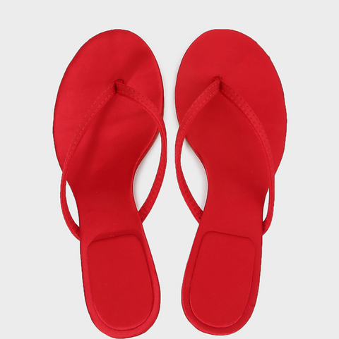 Clip Toe Mid Heel Flip Flops