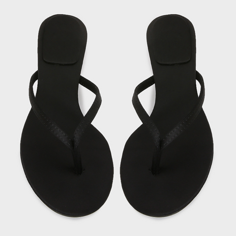 Clip Toe Mid Heel Flip Flops