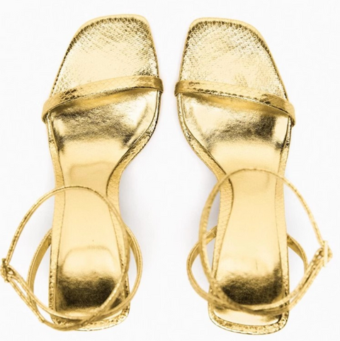 One-Strap Square Open Toe Sandals