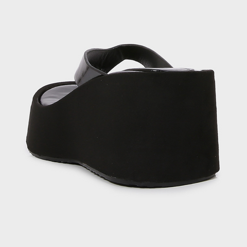 Clip Toe Spaghetti Strap Height-Enhancing Flippers