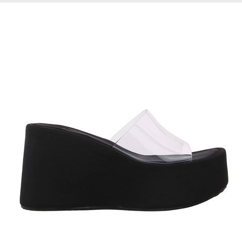Plastic Wide Strap Height-Enhancing Wedges