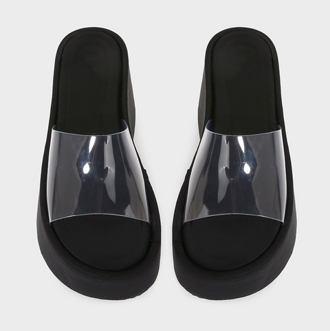 Plastic Wide Strap Height-Enhancing Wedges