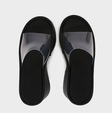 Plastic Wide Strap Height-Enhancing Wedges