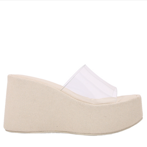Plastic Wide Strap Height-Enhancing Wedges
