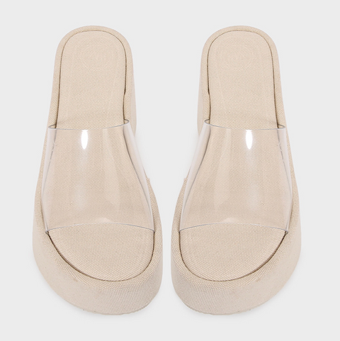 Plastic Wide Strap Height-Enhancing Wedges