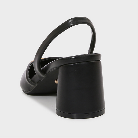 Metal-embellished Sheepskin Chunky Sandals