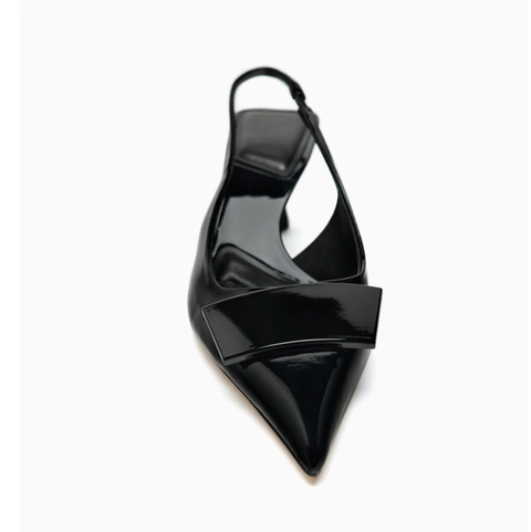 Sexy Embellished Peep-toe Mule Sandals