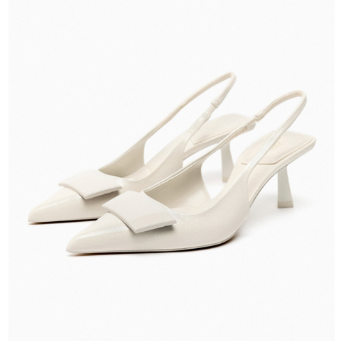 Sexy Embellished Peep-toe Mule Sandals