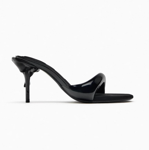 Niche Design Glossy Open-toe Sandals