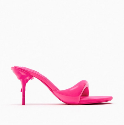 Niche Design Glossy Open-toe Sandals