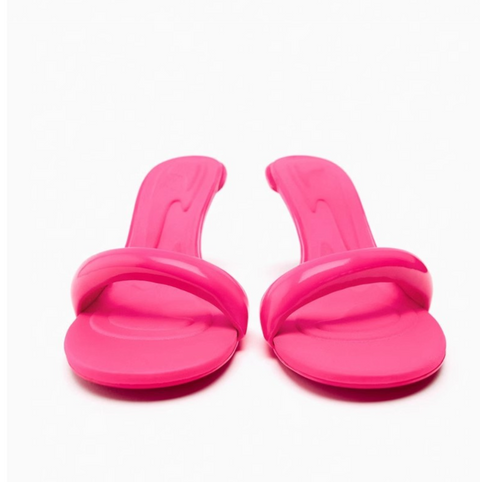 Niche Design Glossy Open-toe Sandals