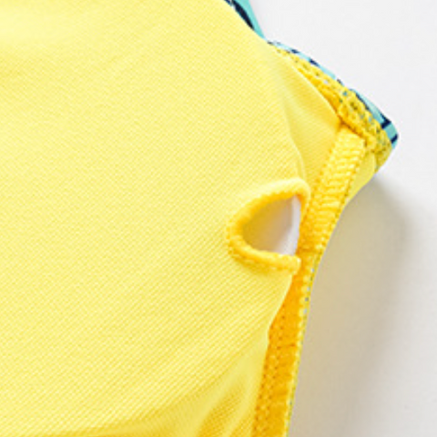 Sexy Backless Printed One-piece Swimwear