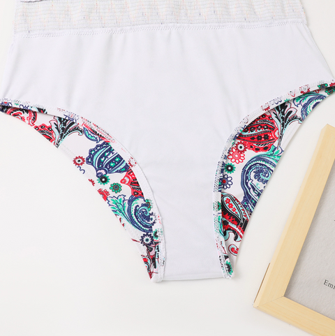 Pattern Printed Knit Halter Knitwear