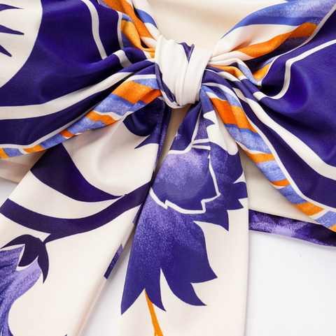 Ethnic Printed Tankini & Wrap Skirt